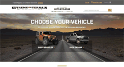 Desktop Screenshot of extremeterrain.com
